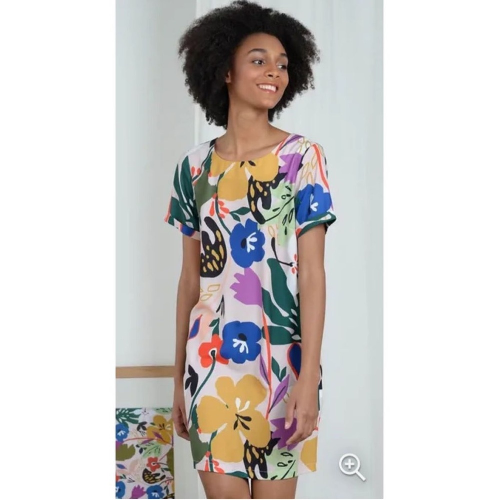 Molly Bracken NWT Lili Sidonio Tropical Palette Floral Mini
Dress Size S
